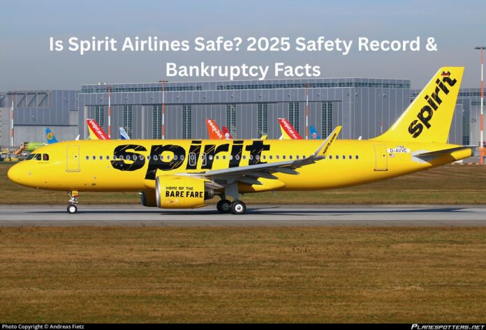 Is Spirit Airlines Safe: 2025 Safety Record & Bankruptcy Facts