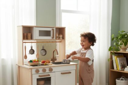 Wood Play Kitchen: Guide to Sustainable Pretend Play